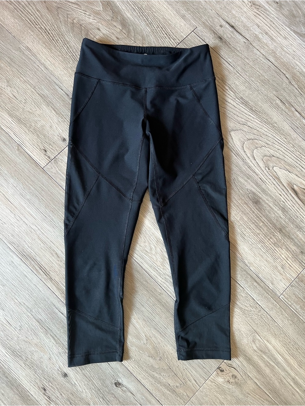 90 Degree By Reflex Black Workout Leggings with Interior Logo